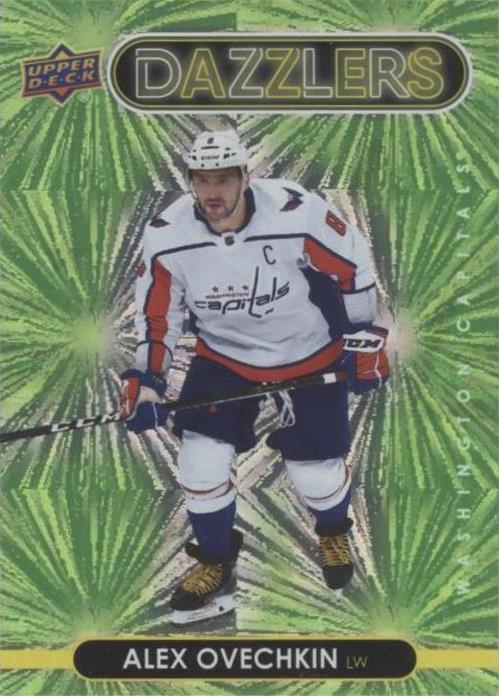 2021-22 Upper Deck Series 1 - Dazzlers Alex Ovechkin #DZ-47 Green for