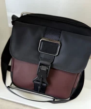 NEW Tumi ALPHA BRAVO JUNIOR 9.5” Crossbody Bag - OXBLOOD & BLACK