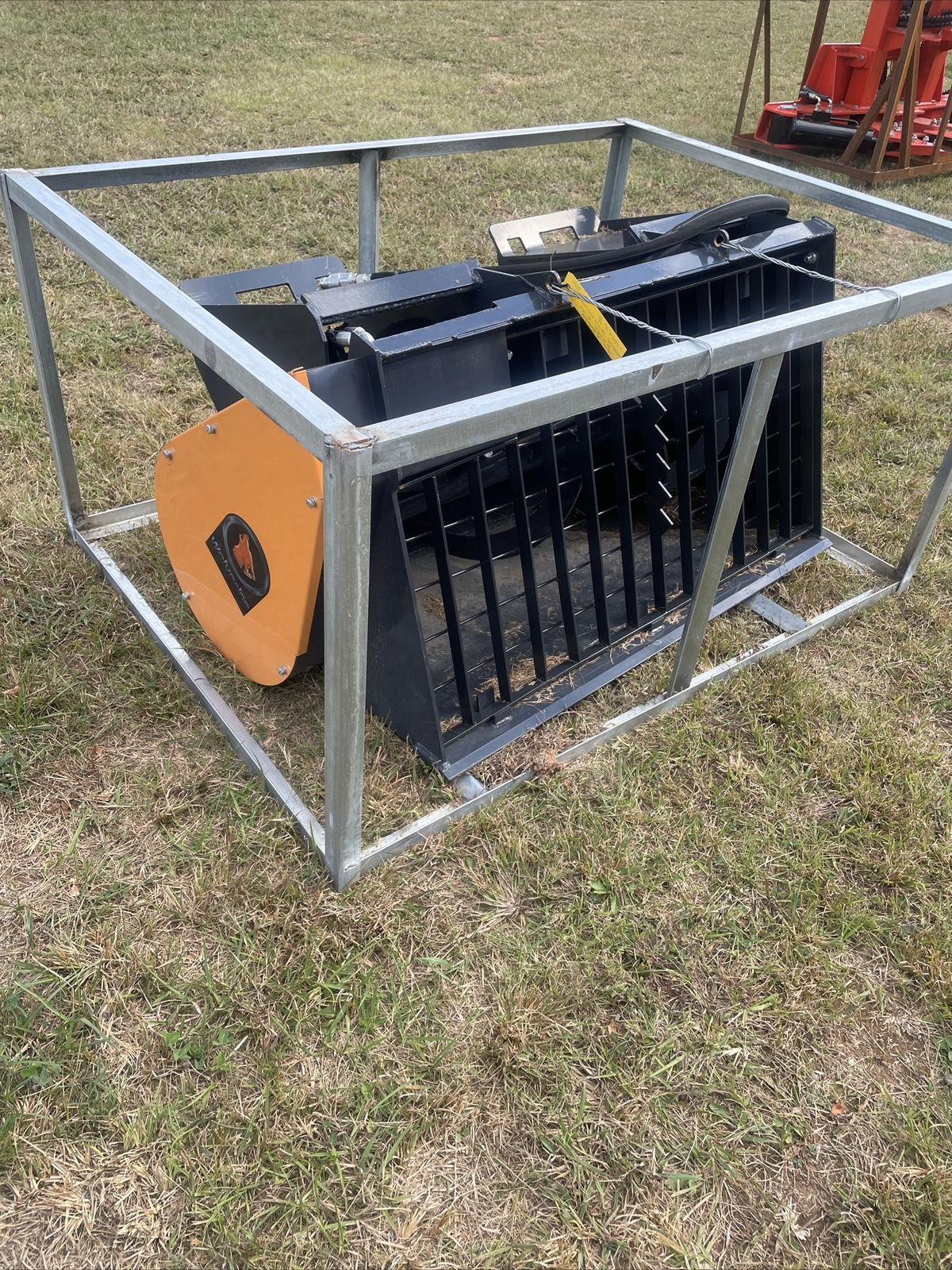 Wolverine Concrete Mixer Skid Steer Attachment With Remote eBay