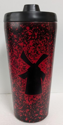 Dutch Bros Coffee Stainless Steel Insulated 32 oz Tall Red & Black Tumbler
