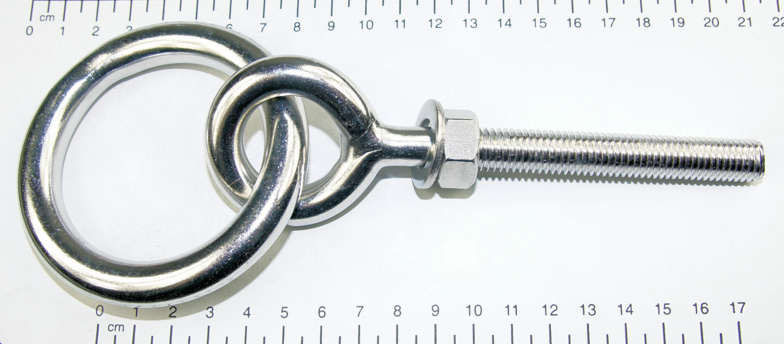 Ringschraube M12 X 90mm Edelstahl - Korrosionsbeständiger Ringbolzen Für Boote