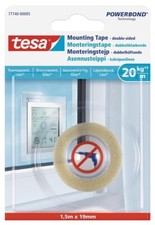 Double-Sided Adhesive Tape Tesa, 150 Cm X 1.9 Cm, Transparent