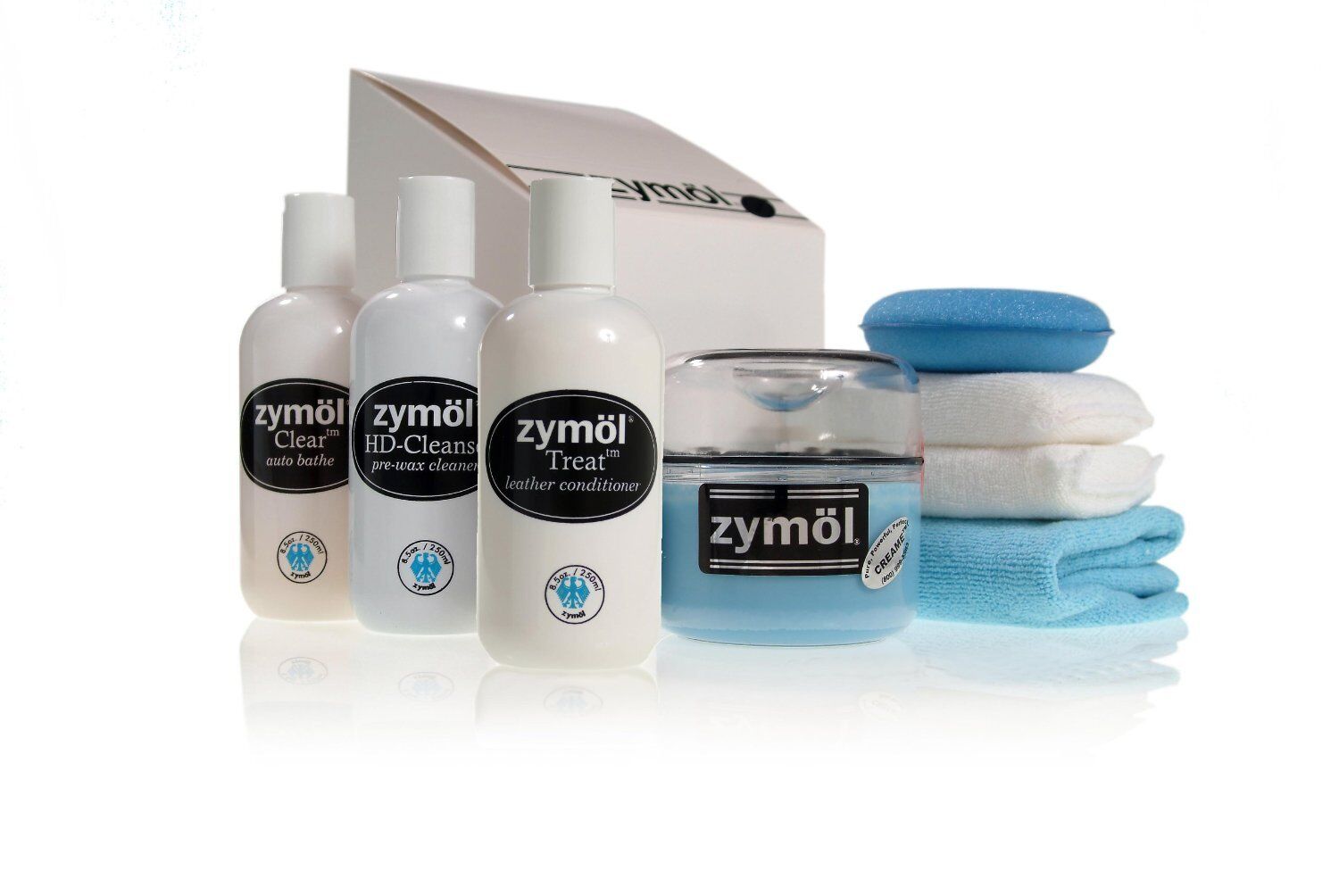 Zymol Carbon/Leather Treat Smart Kit NIB!