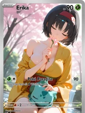 LoveangelGames-Season 2- Custom Card- Waifu Universe- Erika Paradise