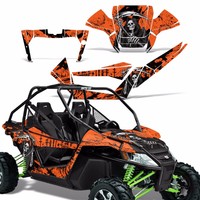 Graphics Kit Wrap For Arctic Cat Wildcat 1000 Utv Decals Sxs 2012-2014 Reap Orng Graphics Kit Wrap For Arctic Cat Wildcat 1000 Utv Decals Sxs 2012-2014 Reap Orng