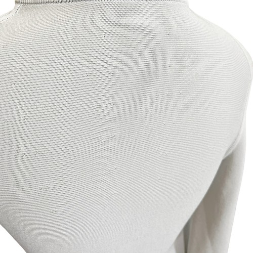 Vestido Giorgio Armani Tejido Cremallera Línea A Ajuste Acampanado Cuello Simulado Para Mujer IT38 - Imagen 12 de 16