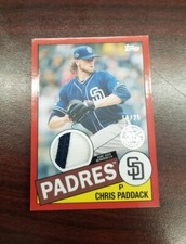 2020 Topps 1985 Topps Baseball Relics Series One Red #85TR-CP Chris Paddack /25