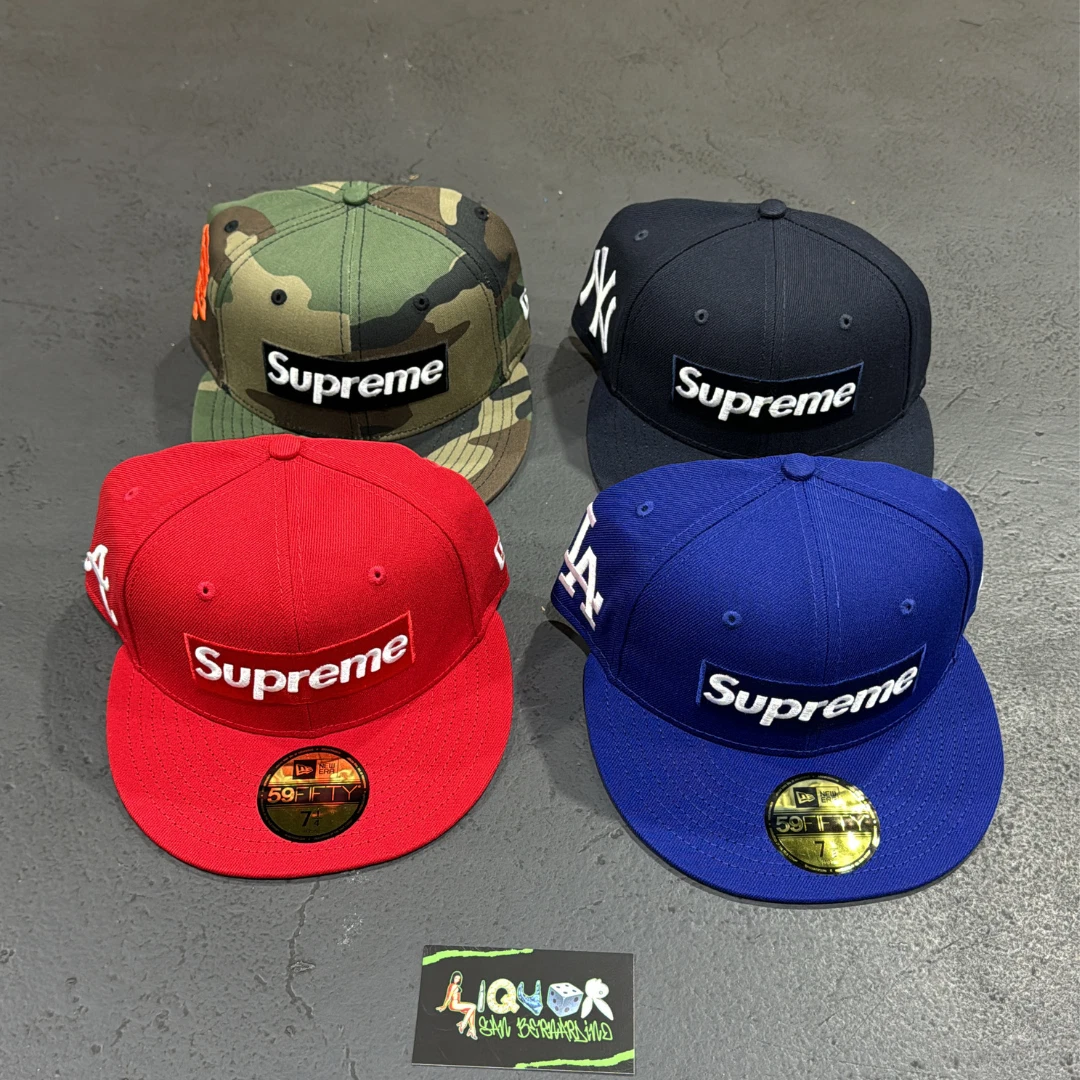 Chapeau ajusté Supreme MLB Teams New Era 59fifty (LA, NY, SF, ATL)
