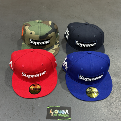 Supreme MLB Teams New Era 59fifty Fitted Hat (LA,NY,SF,ATL) | eBay