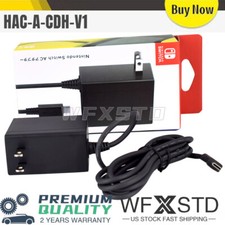 Original Nintendo Switch Charging AC Adapters Power HAC-A-CDH-V1 Black US
