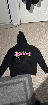 Large Sp5der P*NK V2 Hoodie Black | eBay