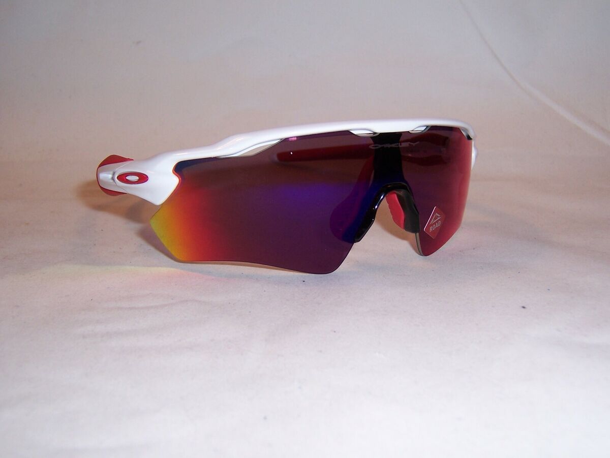 Radar® EV Path® Prizm Road Lenses, Polished White Frame Sunglasses