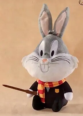 Warner Bros BUGS BUNNY HARRY POTTER HUGKIS PLUSH DOLL TOY Collectible Figure NEW