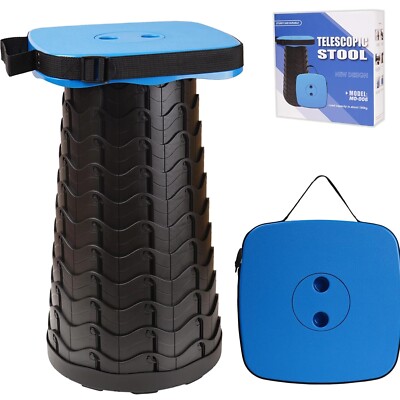 Camping Hocker Klappstuhl Faltstuhl Tragbarer Sitz für Camping Angeln BBQ