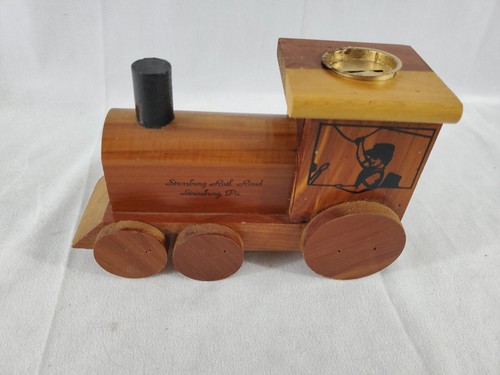Railroad Museum of Pennsylvania Strasburg, PA Wooden Train Coin Bank - Free Ship - 第 1/10 張圖片