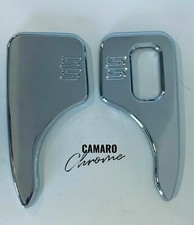 CAMARO CHROME "SS" ENGRAVED WINDOW SWITCH PLATE COVERS(2) 10-15 CHEVROLET CAMARO