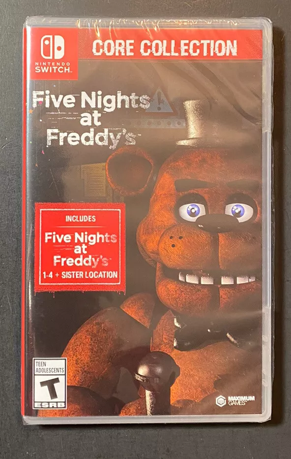 Five Nights At Freddy's: Core Collection, mídia física com cinco jogos da  série Five Nights At Freddy's, está a caminho do Nintendo Switch -  NintendoBoy