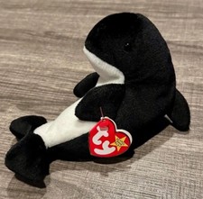 TY Beanie Baby: "Waves" the Whale No. 4084 