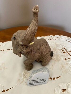 Elephant ''NIP'' #3106 MARTHA CAREY (Marty Carey Sculpture, Inc.) 1987 The Herd