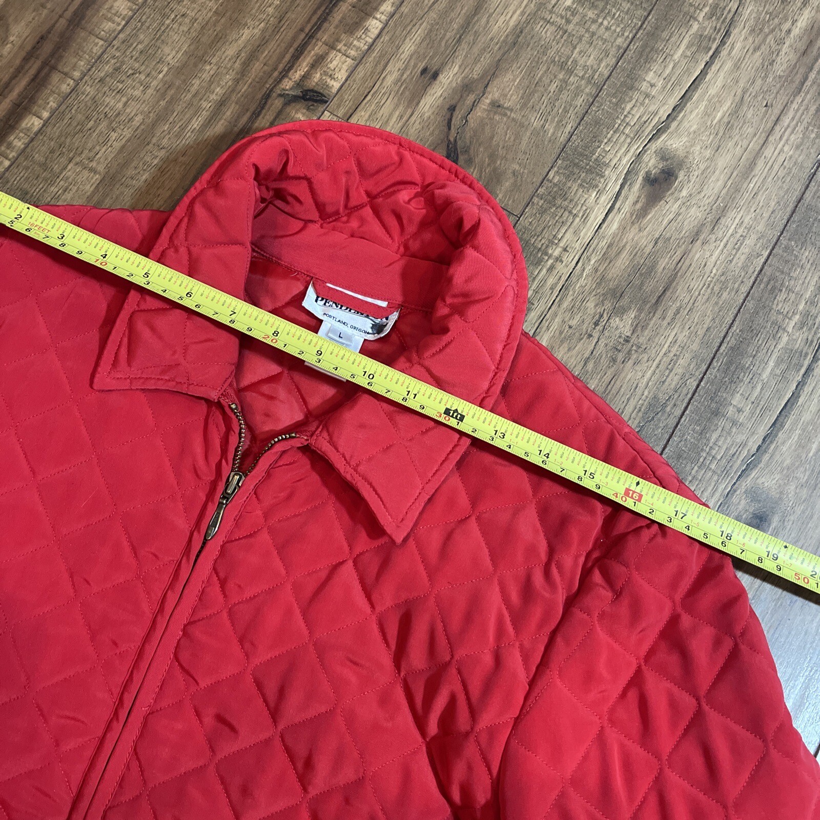 Pendleton Quilted Lined Full Zip Chore Jacket Wom… - image 10