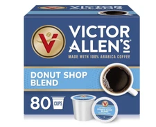 Victor Allen's Donut Shop Blend, Medium Roast, 80 K-Cup Pods