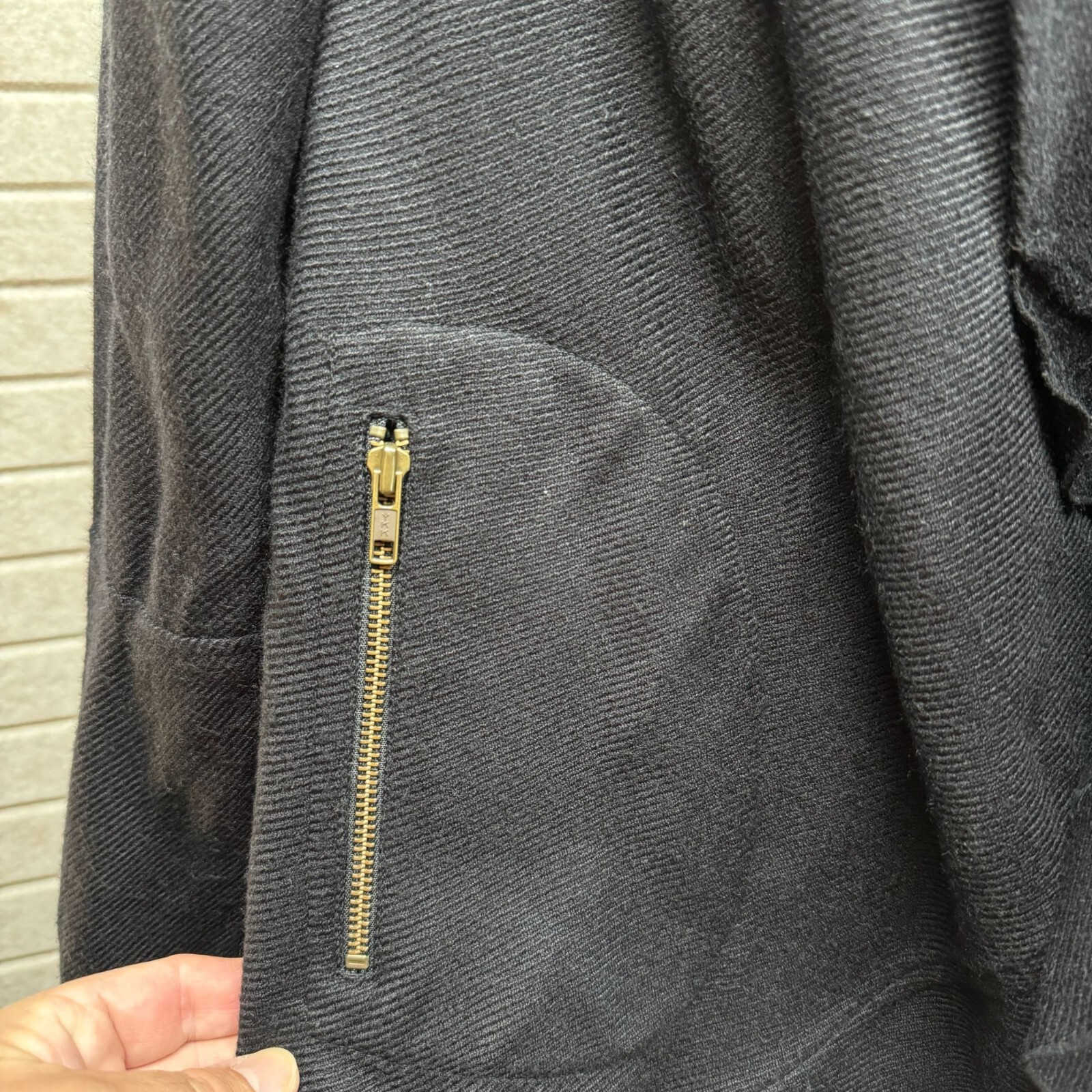 BCBGeneration Black Drape Lapel Jacket Asymmetric… - image 3