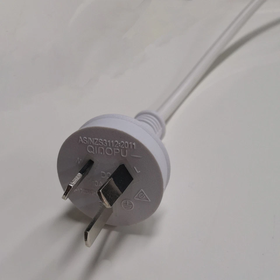 10 Power Cord + 10 Pins Connector + 10 End Cap for 8x17mm LED Rope Light 220V - Image 2 of 4