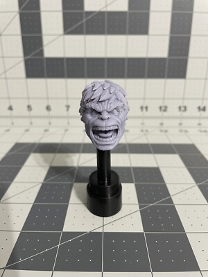 3D Printed - 1/12 Classic Hulk Headsculpt 80th Anniversary Marvel Legends Scale