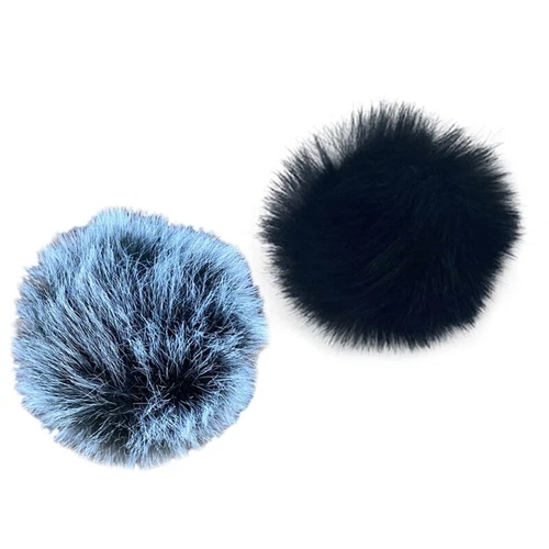 Outdoor Artificial Furs Wind Lavalier Microphone Cover for Rode 2GO Microphone