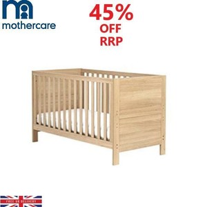 mothercare oak cot bed
