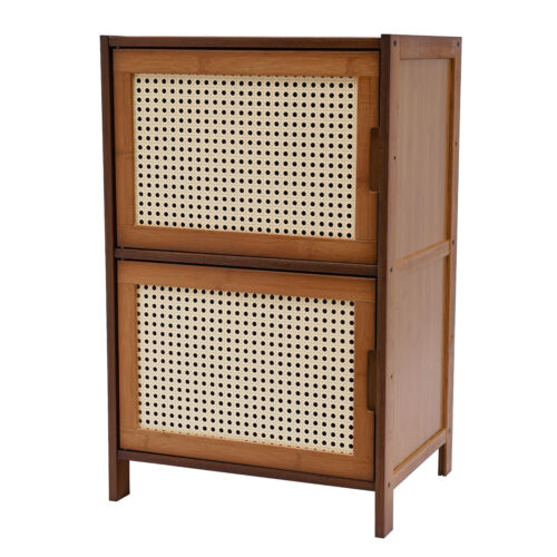 Modern Nightstand 2 Drawers End Side Table Bedside Table with Storage Cupboard - Picture 6 of 22