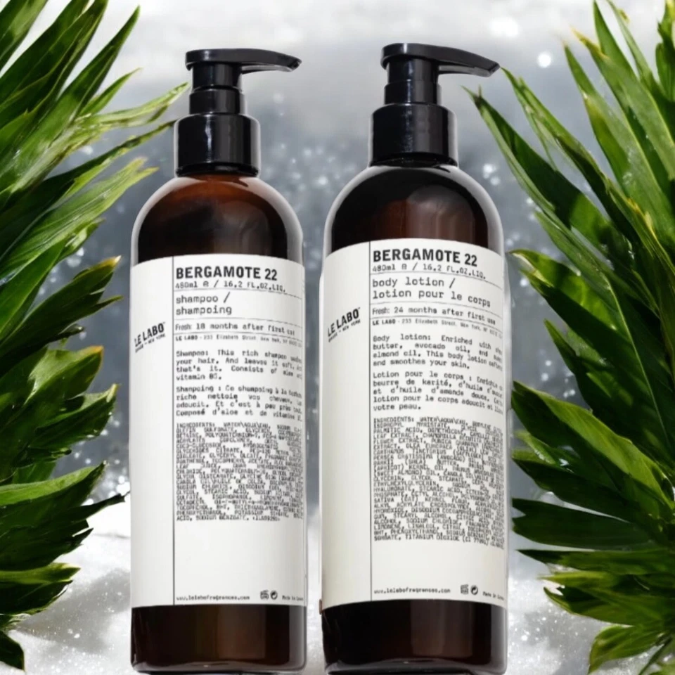 Champú y loción corporal Le Labo Bergamote 22 Jumbo tamaño 16,2 fl (480 ml) [¡NUEVO!] Foto 3 de 4