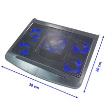 Notebook Kühler T5 Laptop Cooling Pad 5x Lü...