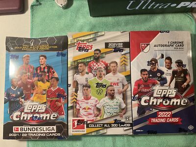 2021/22 TOPPS CHROMA  SOCCER LITE HOBBY ,TOPPS & CHROME HOBBY FACTORY SEALED
