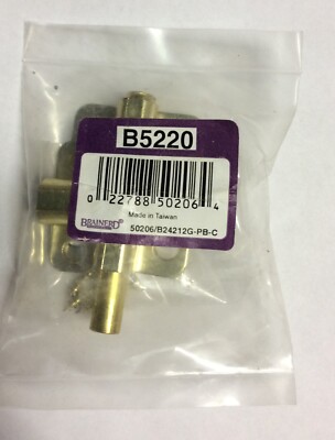 NEW Brass Plated Window / Door   arrel Bolt 2½'' B5220 Brainerd Made In Taiwan.