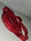 FW18 Supreme Red waist shoulder bag Water and Abrasion resistant Belt Pack
