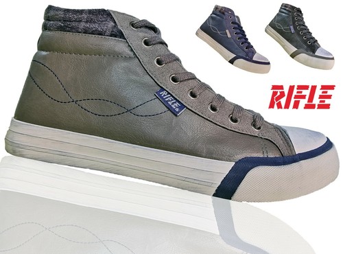 SCARPE UOMO SNEAKERS ALTE SCARPE DA GINNASTICA INVERNALI RIFLE JODY STIVALI  C297 | eBay