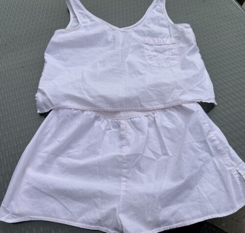 Vintage Victorias Secret Gold Label Shorts PJ Set Pink Sz S