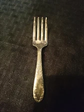 Vtg National Silver Co. 1951 King Edward Pattern Silverplate Toddler Fork