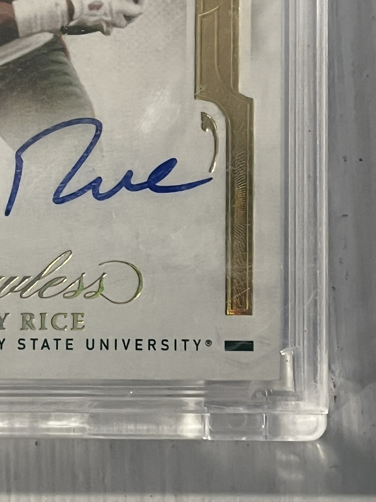 2021 Panini Flawless Football Jerry Rice Auto Autograph Gold 10/10 ...