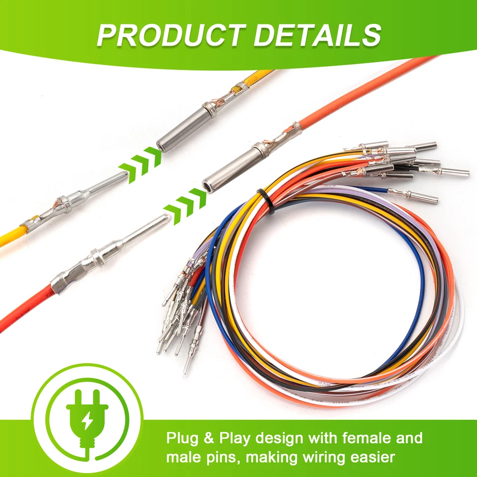 Extensiones de cableado de manillar de 10" 12" para Harley Dyna Softail Sportster 1996-2006 Foto 3 de 4