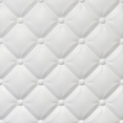3D Cushion Styrofoam Wall Panels 2'x2' Seamless Decorative Panels   6 Pack AS IS