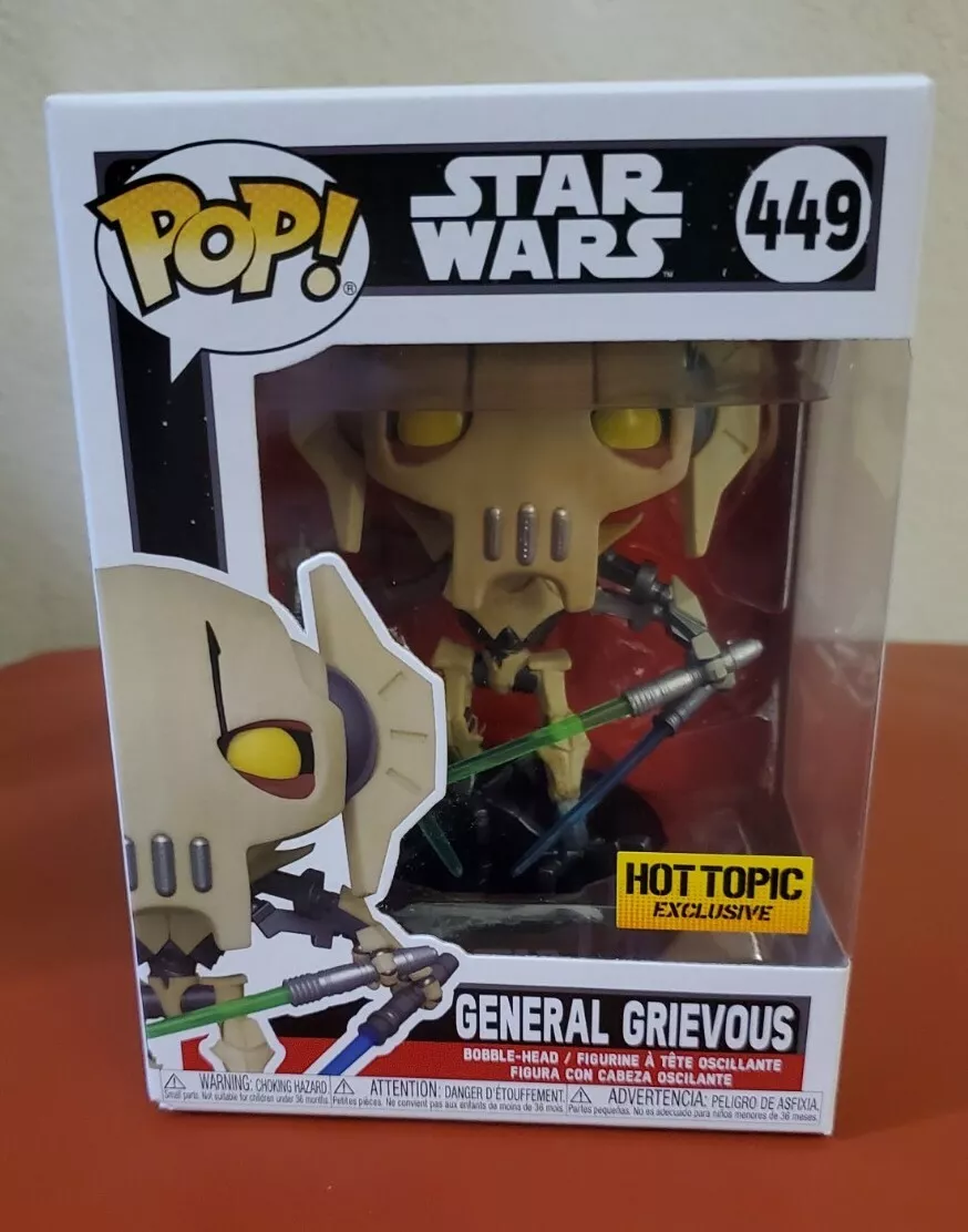 General Grievous Hot Topic Exclusive Star Wars Funko Pop Bobble Head