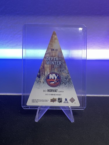 2023-24 Upper Deck Ice Bo Horvat Depth of Winter #DW-13 New York Islanders - 第 2/2 張圖片