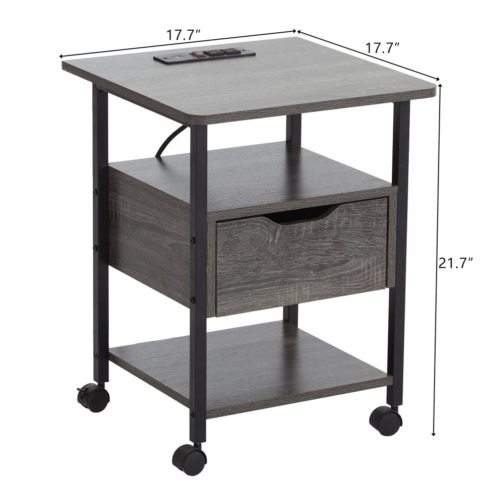 End Table Sofa Side End Storage Living Room Bedroom Furniture w