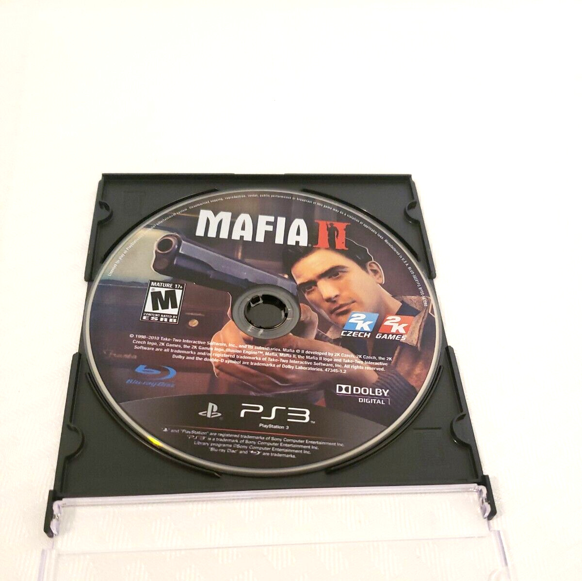 PLAYSTATION 3 PS3 VIDEO GAME MAFIA II COMPLETE W CASE MANUAL 2K GAMES