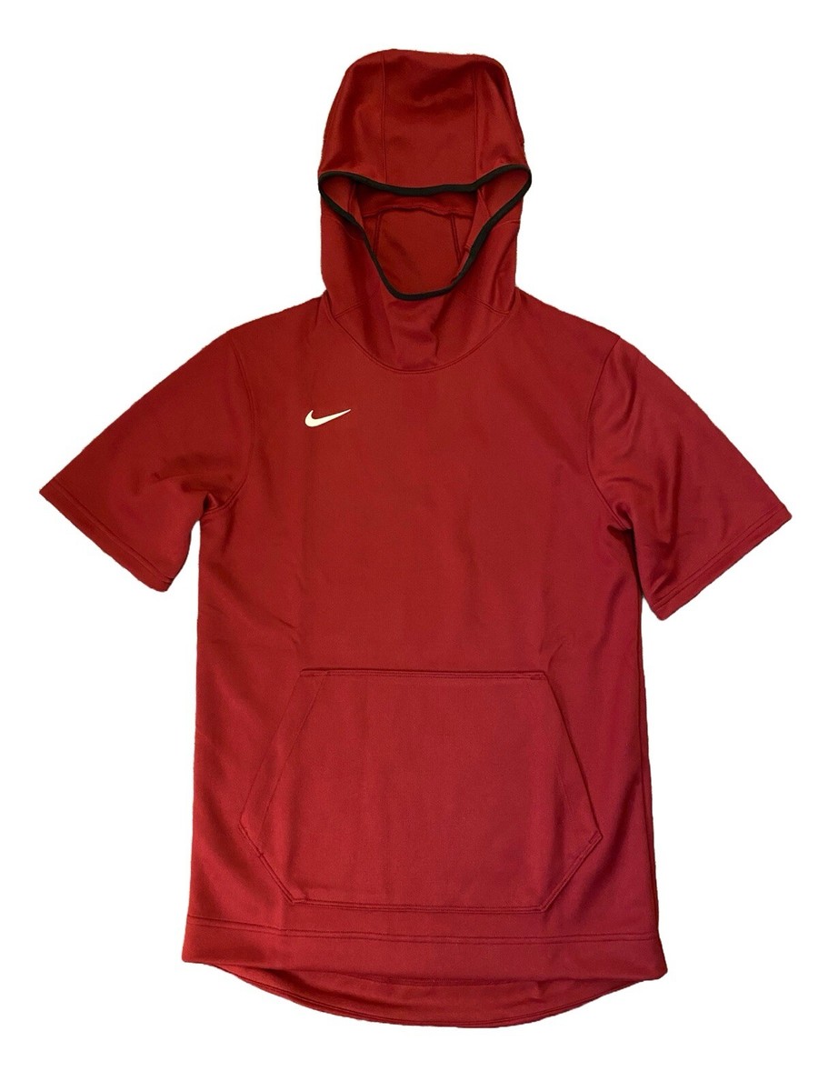 nike dri fit short sleeve hoodie