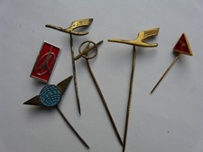 6 Vintage Badges that I think are Travel Related. See scans     (358)