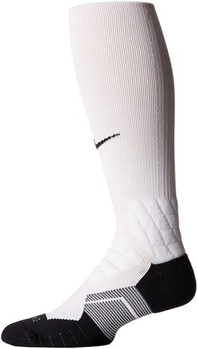 Nike Elite Vapor Football Men's Crew Cut Socks White/White/Black : SM (Men's 4-6)