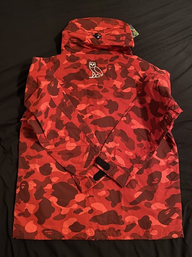 red bape snowboard jacket